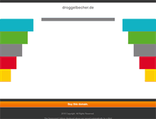 Tablet Screenshot of droggelbecher.de